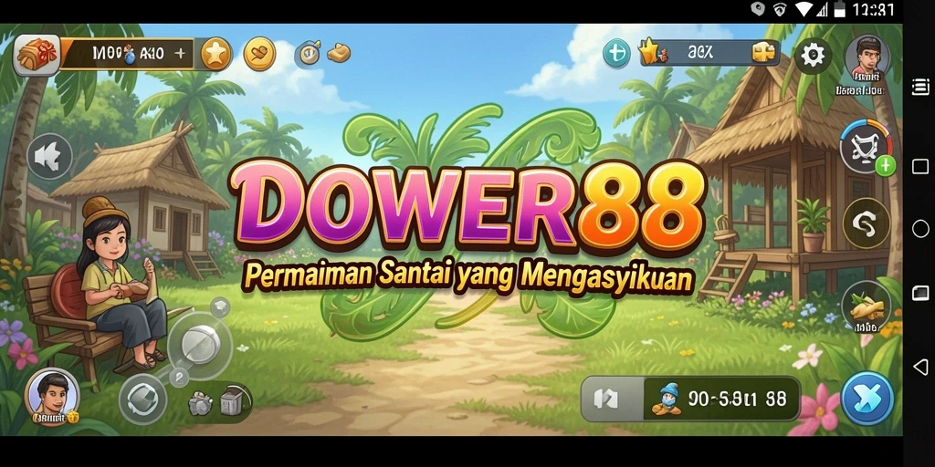 Screenshot gameplay DOWER88 yang menampilkan keseruan bermain.