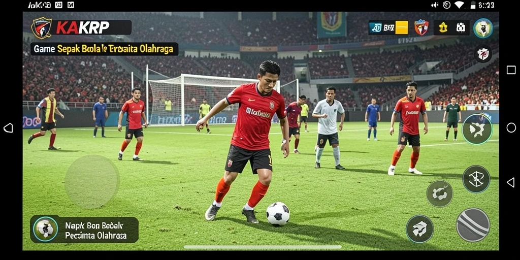 Tampilan gameplay KAKRP yang menegangkan dan menyenangkan.