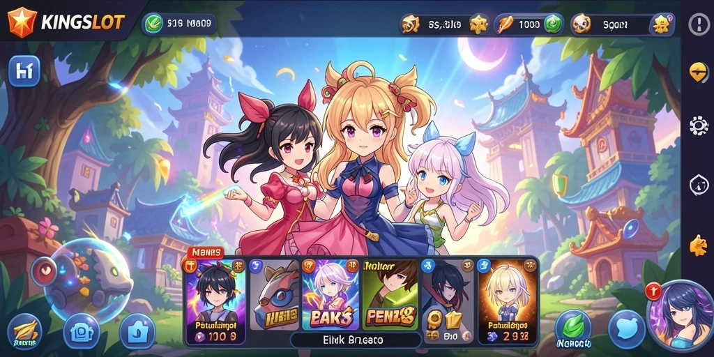 Tampilan gameplay seru penuh aksi dari KINGSLOT.