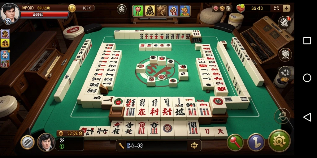 Screenshot MPOID menampilkan gameplay Mahjong yang menarik dan menyenangkan.