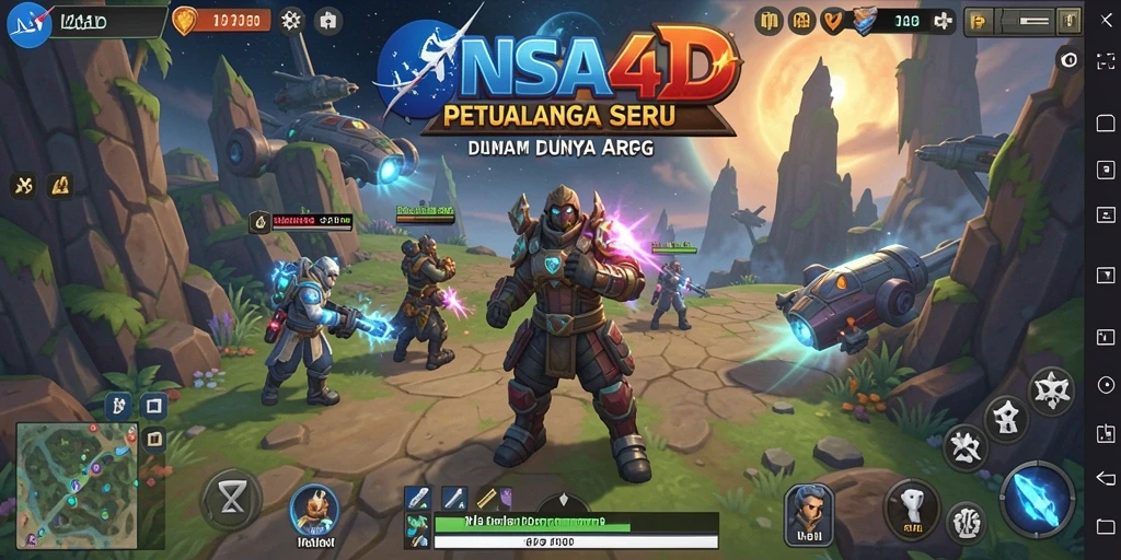 Gameplay mendebarkan di dunia petualangan ARPG.
