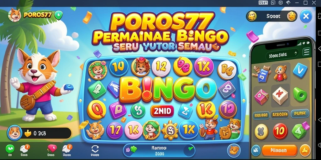 Tampilan gameplay Bingo yang seru dan mengasyikkan.