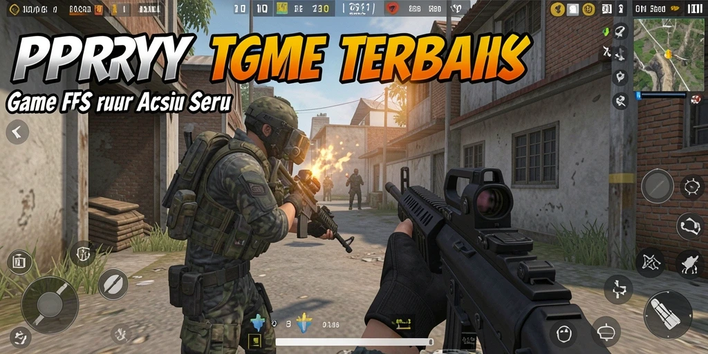 Screenshot gameplay <strong>PPRRYY</strong> dengan aksi tembak-menembak yang menegangkan.