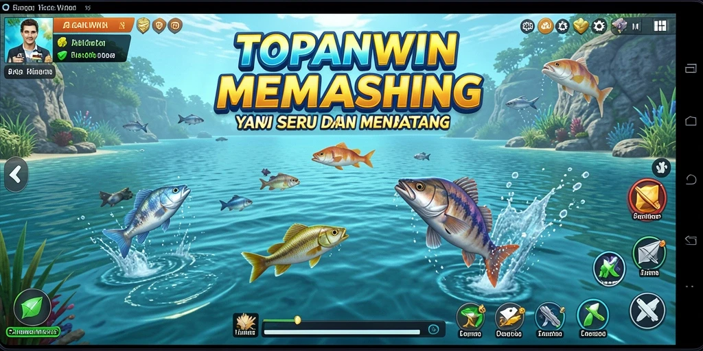 Tangkapan ikan besar dalam permainan TOPANWIN yang penuh warna.